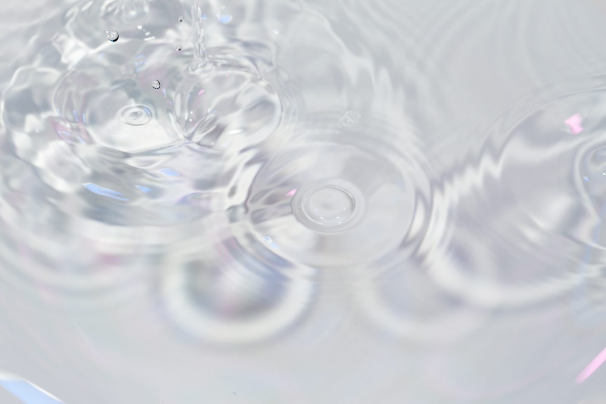 水が落ちる様子