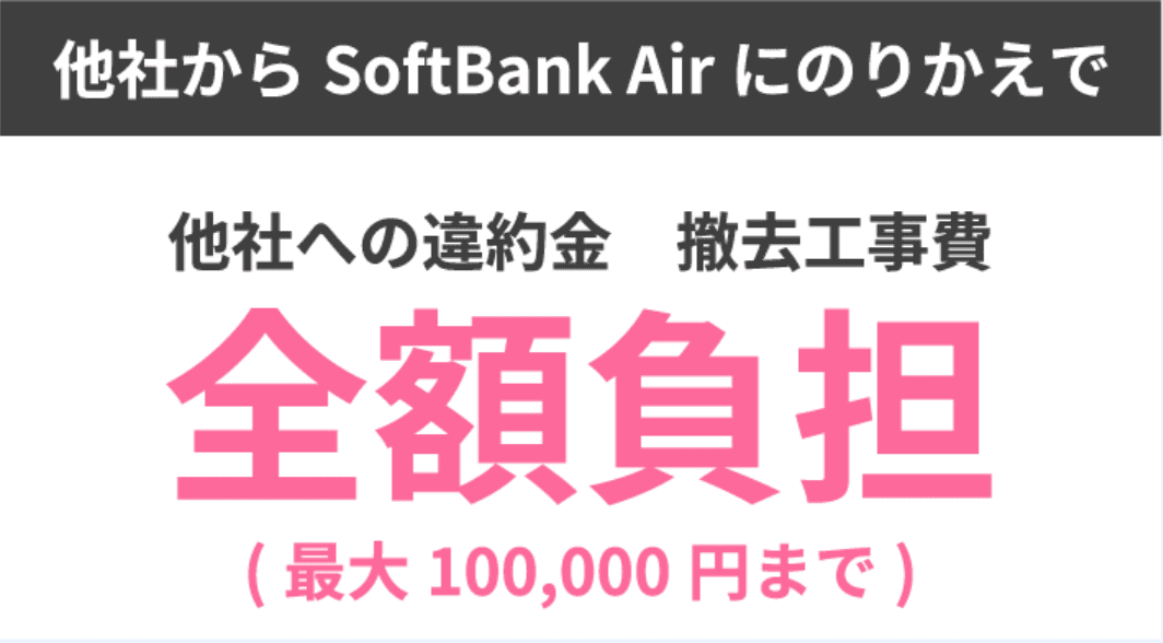 解約違約金負担キャンペーン