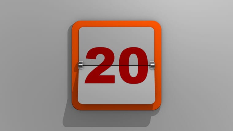 20日